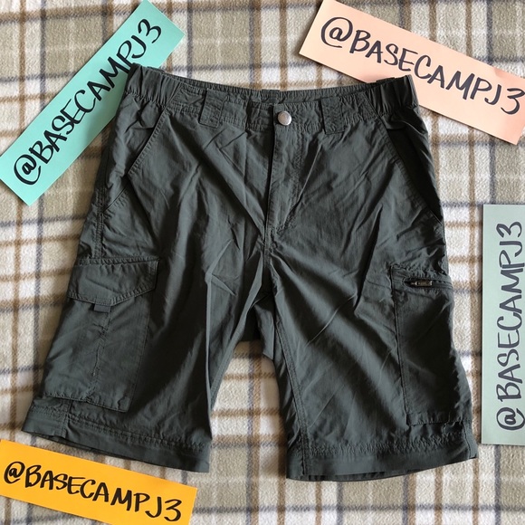 30 Columbia menโs Omni-shade shorts SPF nylon - Picture 1 of 12